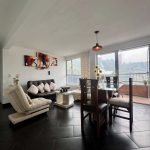 Balcón del apartamento amoblado en San Julián